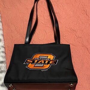 Oklahoma State University Black and Orange Purse